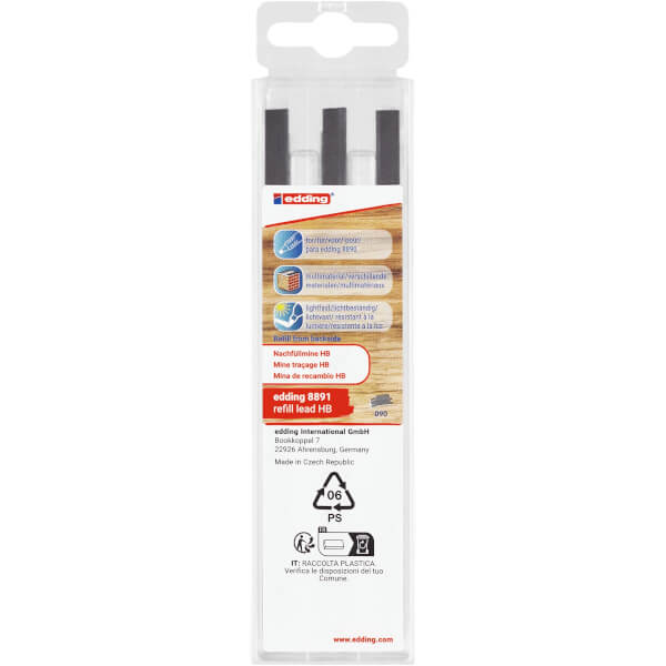 YQQYG Pica-Trockenstift-Nachfüllminen 2,8 Mm – 30 Stück Für Tischlerbleistifte, Bau & Zeichnen