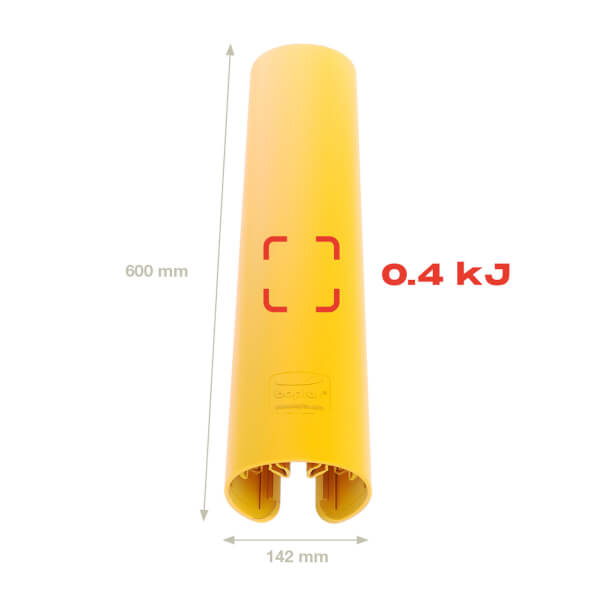 boplan Rammschutz Rack Bull L Regalanfahrschutz mit 0 4 kJ ...