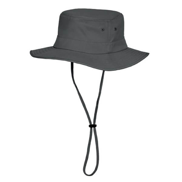UV - Schutz Hut mit weitem Schirm und Kordelzug mit Belüftungsösen am Oberkopf