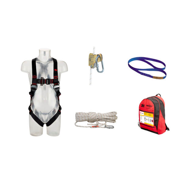 3M Protecta Vertikal Set 2 Punkt Auffanggurt, mitlaufendes Auffanggrät