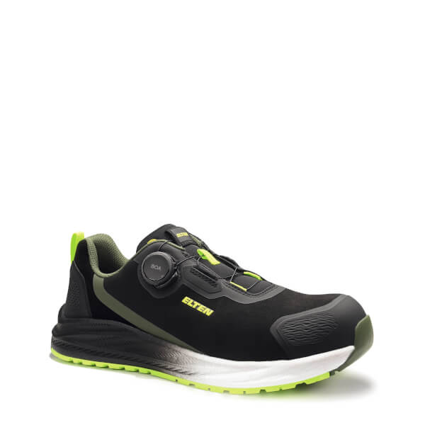 Elten Leevi XXNF BOA Black Lime Low ESD S3S Sicherheitshalbschuh