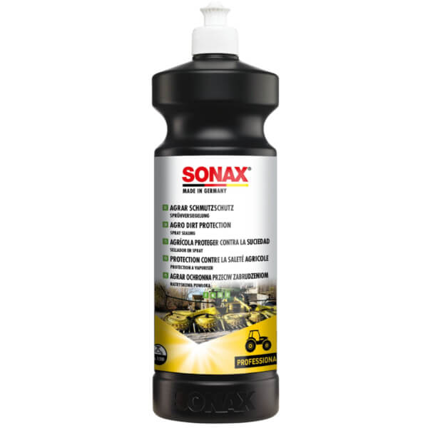 Sonax Agrar SchmutzSchutz Sprühversiegelung vereinfacht die Entfernung von Ernteverschmutzungen
