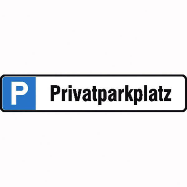 Parkplatzschild Symbol: P