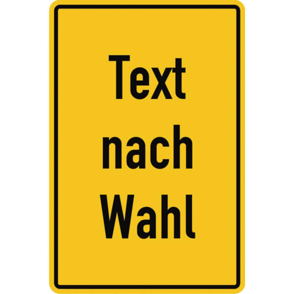 LEMAX Hinweisschild 'Garagenanlage – Offenes Feuer Verboten' – 200x300 Mm, Kunststoff Gelb/schwarz
