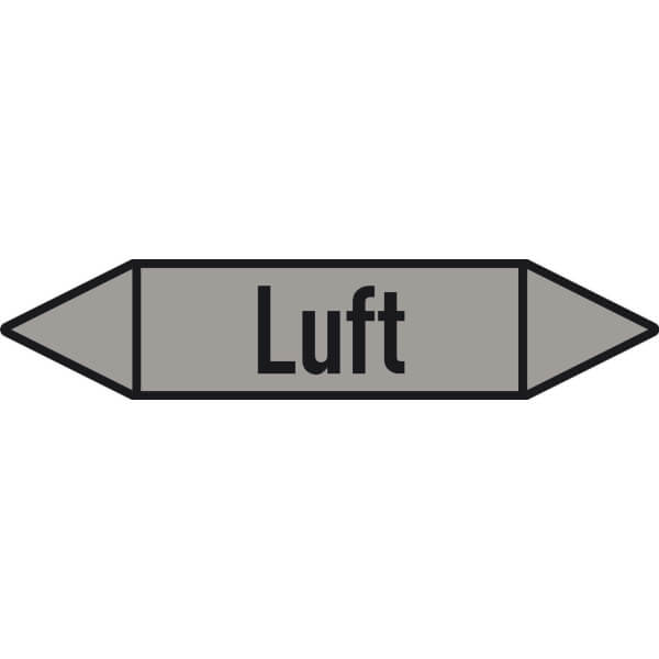 Rohrleitungspfeil Luft