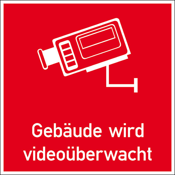 Video Infozeichen - Betriebskennzeichnung Alarmanlage Videoüberwachung  direkt beim Hersteller kaufen