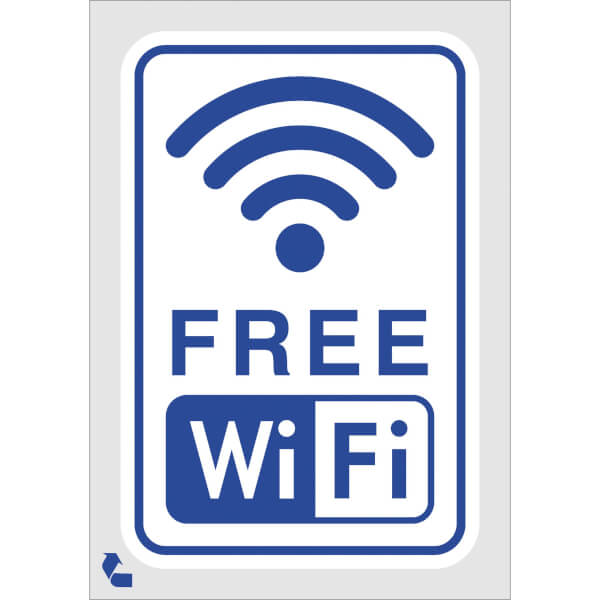 Hinweisschild Gewerbe Und Privat Free Wifi Direkt Beim Hersteller Kaufen