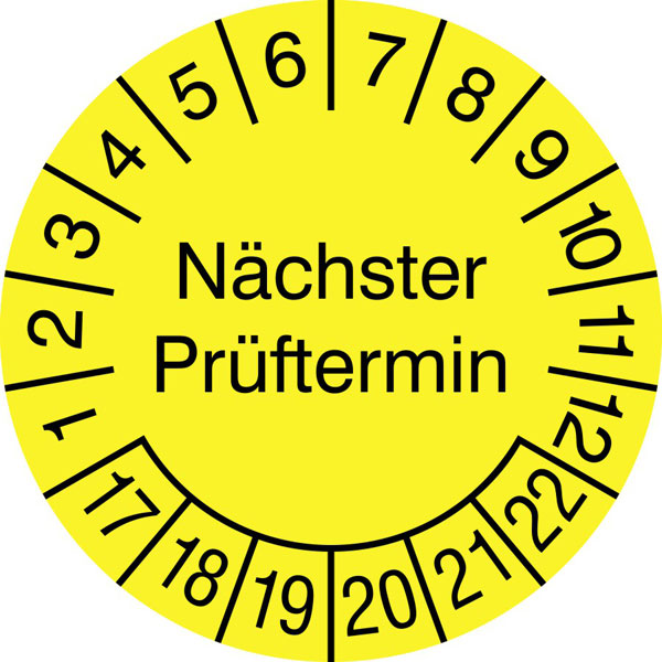 Prüfplakette STK Medizintechnik Sicherheitstechnische Kontrolle, Vinylfolie, Prüfaufkleber, Prüfetikett, Plakette (30 mm , Violett, 250