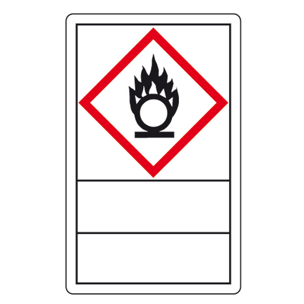 Aufkleber 20x20cm Aufkleber Symbol 04:Gasflasche GHS-Gefahrensymbol versch 