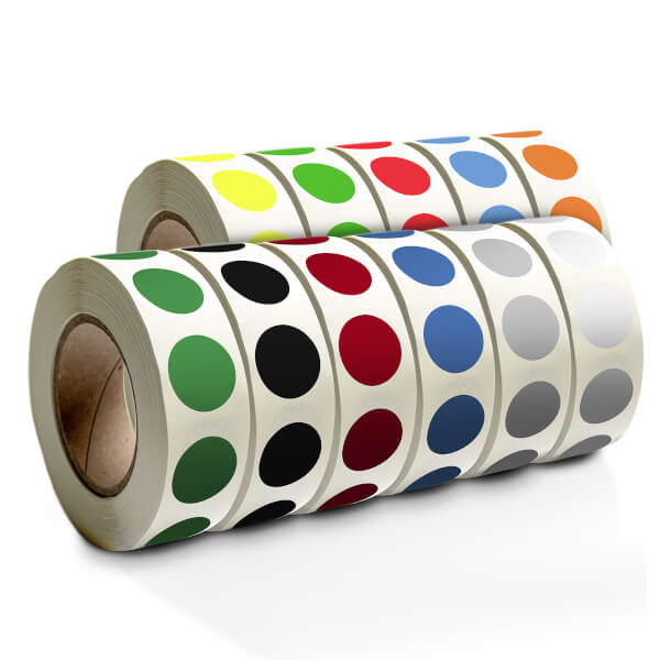 Markierungs- und Klebepunkte verschieden Farben auf Rolle direkt beim  Hersteller kaufen