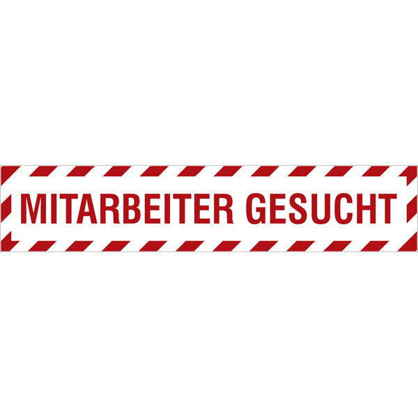 Magnetfolie für PKW Text: Mitarbeiter gesucht direkt beim