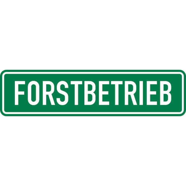 Achtung Forstbetrieb