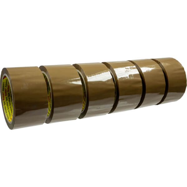 Scotch® Verpackungsklebeband 305 braun, leise, für leichte Kartons,