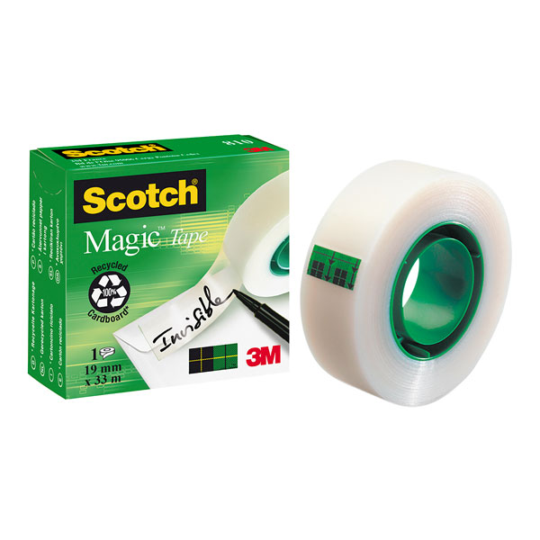 3M Scotch Magic Klebeband M8101933 mattes Klebeband zum reparieren und verkleben im Büroalltag
