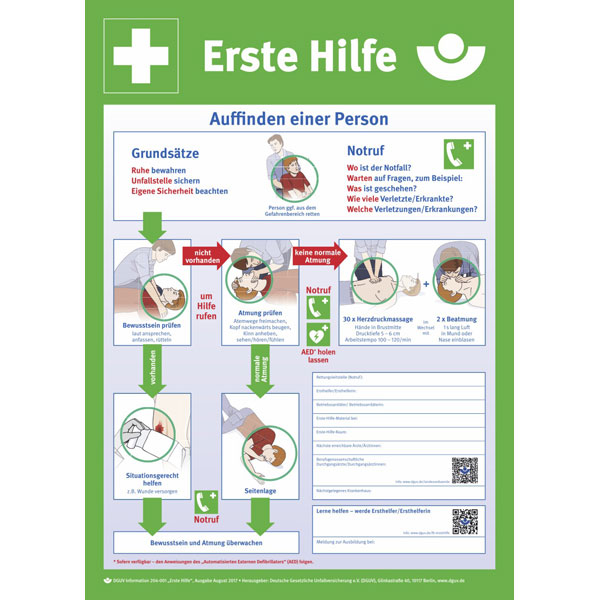 Rettungszeichen - Erste Hilfe Fahnenschild ASR A1.3 DIN EN ISO 7010