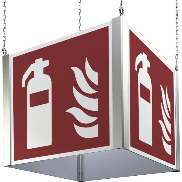 Feuerlöscher Schild Brandschutzzeichen nachleuchtend ISO 7010