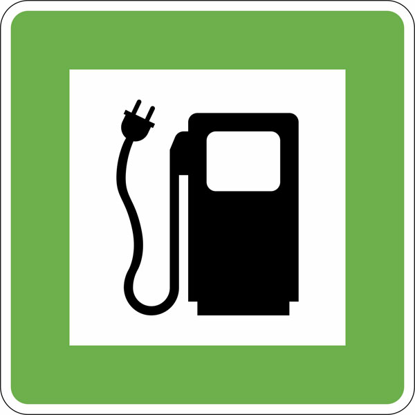 Parkplatzschild Symbol: P - Elektro-Tankstelle direkt beim Hersteller kaufen