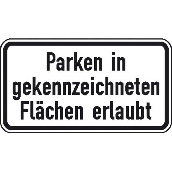 Parkplatzschild - PARKPLATZSYMBOLKENNZEICHEN (bis zu 2 Nummern