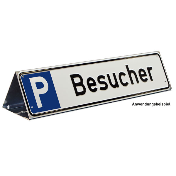 Parkplatzschilder, Parkschilder und Einschlagpfosten ...
