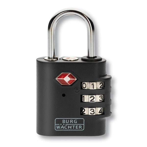Sicherheitsschlösser Burg Wächter TSA Zahlen - Vorhangschloss,