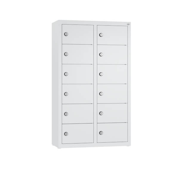 C+P Kleingefachschrank S 4000 Intro belastbarer Stahlschrank mit 12