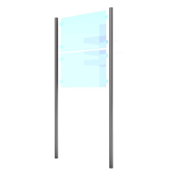 MyTube Edelstahl-Rundrohrsystem für Schilder zum Einbetonieren ...