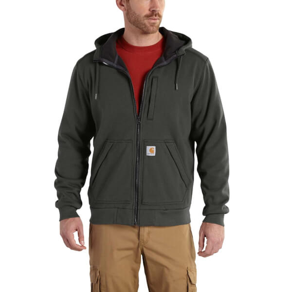 Carhartt Wind Fighter Sweatshirt peat Kapuze Fleecefutter