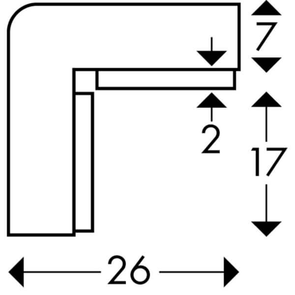 SHG Knuffi Flächenschutz Typ F – 1 M Magnetisches Schutzprofil Rot/weiß – Warnmarkierung Nach ASR A1.3
