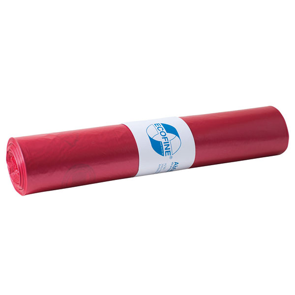 DEISS Abfallsack ECOFINE 120 l Farbe: rot, LDPE 25my