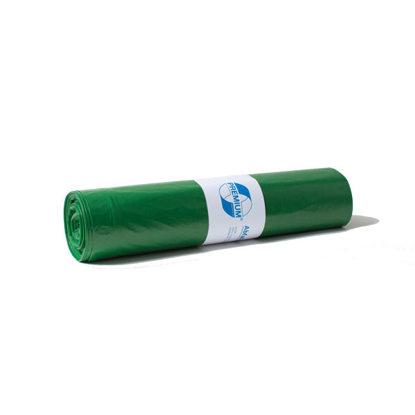 DEISS Abfallsack Typ 60 PREMIUM 70 l Farbe: grün, LDPE 40my
