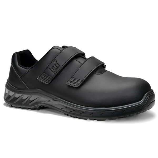 Jori Sicherheitshalbschuh Clean Strap schwarz ESD S3 Kunststoffkappe, Klettverschluss, gepolsterte Lasche
