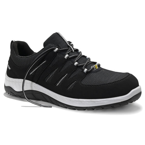 Elten Sicherheitsschuhe Maddox black - grey Low ESD S3 Halbschuhe mit innovativer stark dämpfender Sohle, Wellmaxx - Dämpfung
