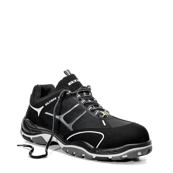 Sicherheitsschuhe Fußschutz ESD S2 ELTEN MOTION Low Halbschuh, Farbe: schwarz - grau,