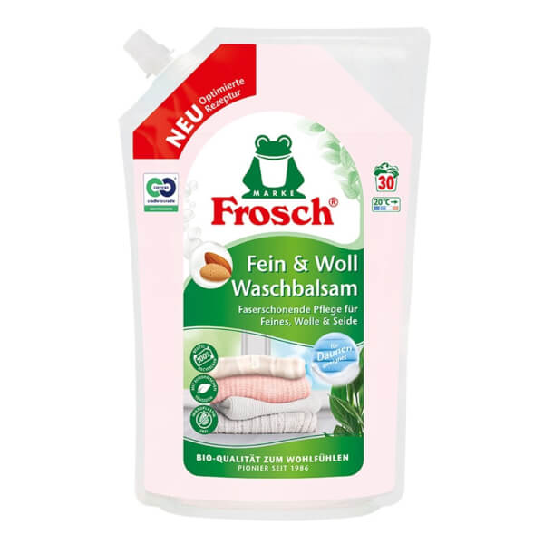 Frosch Waschmittel Für Wolle Und Feines Frosch Fein-& Woll Waschbalsam geeignet für Wolle Feines und Seide kaufen