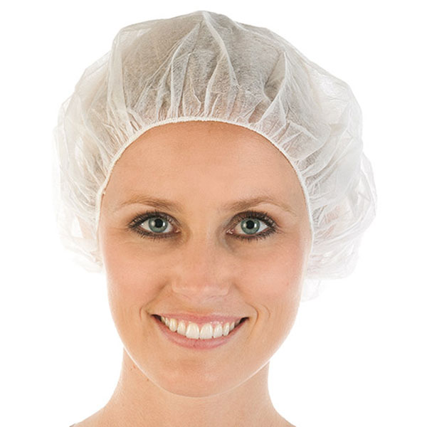 Franz-Mensch Einweg-Haube Baretthaube Haarnetz Bettina weiß latexfrei  luftdurchlässig elastisches Band kaufen