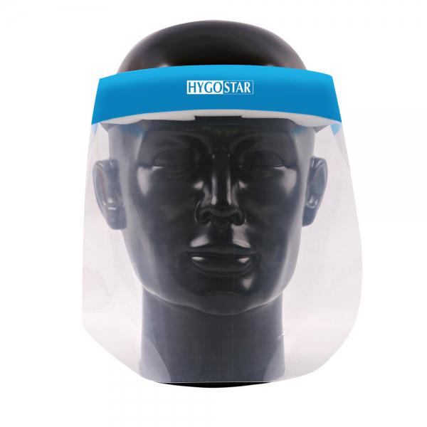 Gesichtschutz ohne Helm mit Kopfband Scheibe PC