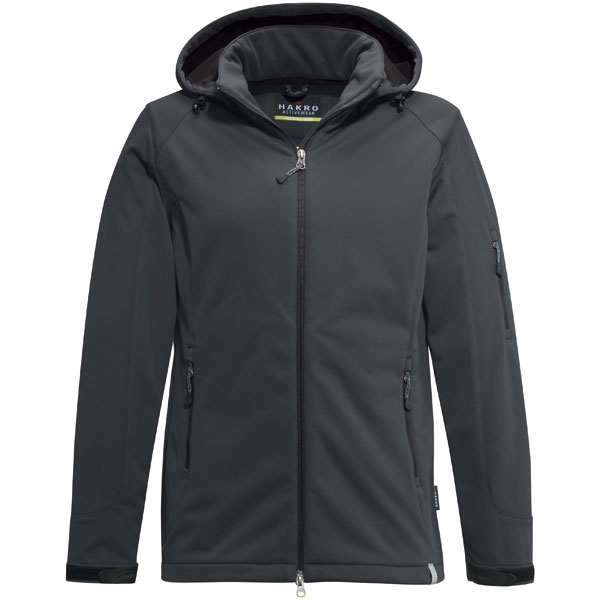 Berufsbekleidung Funktionsbekleidung HAKRO Herren - Softshell - Jacke Ontario, anthrazit,