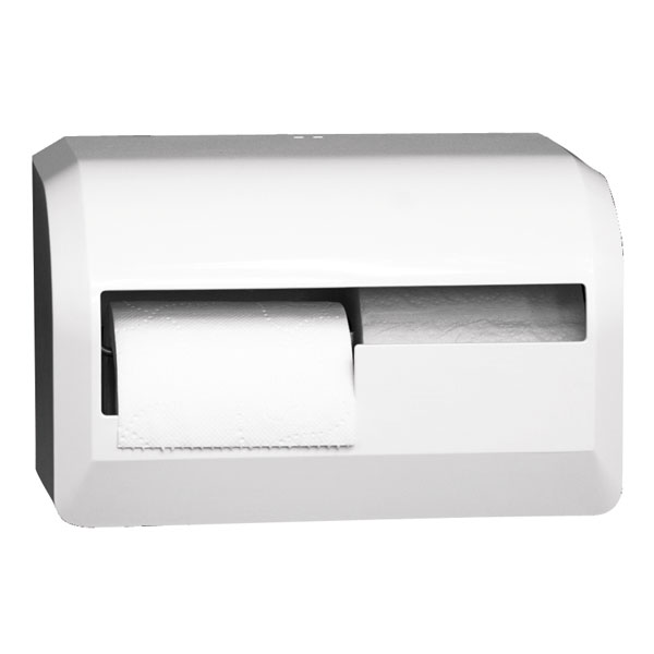 für 2 Kleinrollen Toilettenpapierspender Toilettenpapierhalter Weiß 