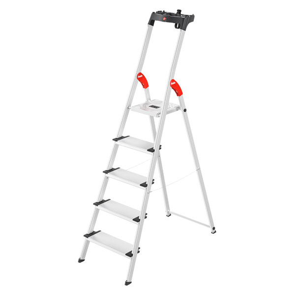 6,2 kg Leiternl/änge 1,6 m Alu Arbeitsh/öhe 2,95 m,Standh/öhe 0,95 m Stufen-StehLeiter