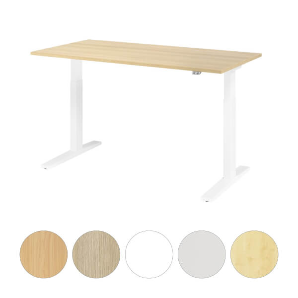 Hammerbacher Sitz - Steh - Schreibtisch 180x80 elektrisch stufenlos höhenverstellbar