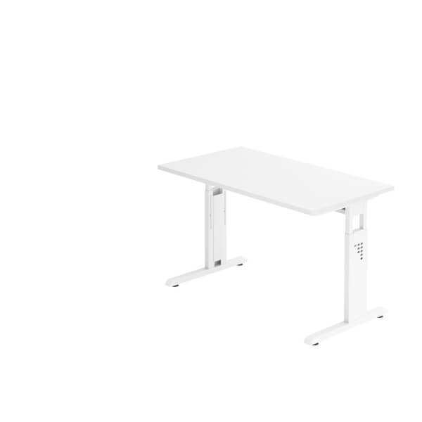 Hammerbacher Schreibtisch O - Serie mini 140x67 höheneinstellbar mit Rasterung 1 cm