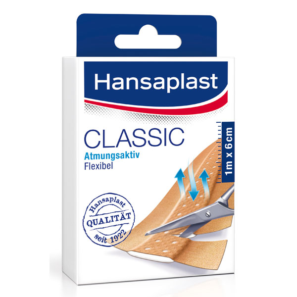 Wundversorgung Pflaster Hansaplast Classic, Textilpflaster für