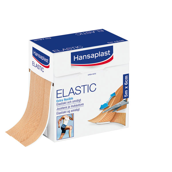 Wundversorgung Pflaster Hansaplast Elastic, querelastischer Wundschnellverband,