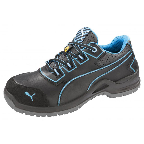 Puma Sicherheitsschuhe Niobe Blue Wns Low S3 ESD SRC Halbschuhe speziell für Damen mit Stahlkappe Puma Sicherheitsschuhe Niobe Blue Wns Low S3 ESD SRC Halbschuhe speziell für Damen mit Stahlkappe