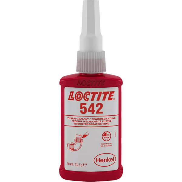 Loctite 542 mittelfeste Gewindedichtung für Hydraulik - und Pneumatikanlagen