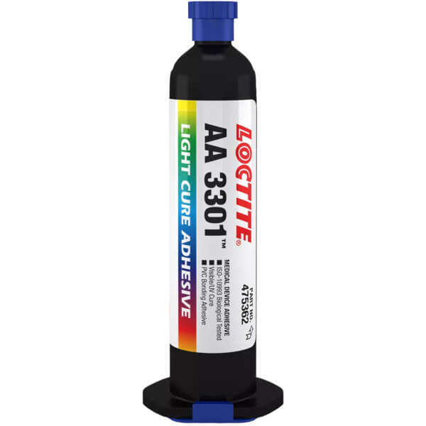 Loctite AA 3301 LC UV - aushärtender Sekundenkleber, 1K für universelle Werkstoffe