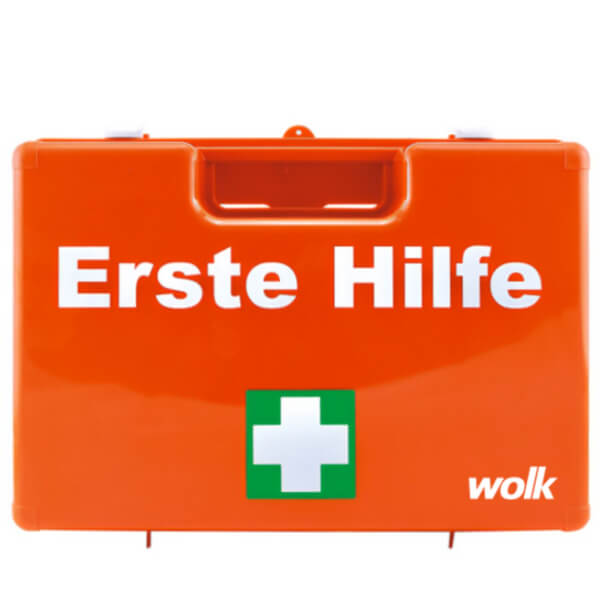 wolk Erste - Hilfe - Koffer Klein orange mit Füllung nach DIN 13157