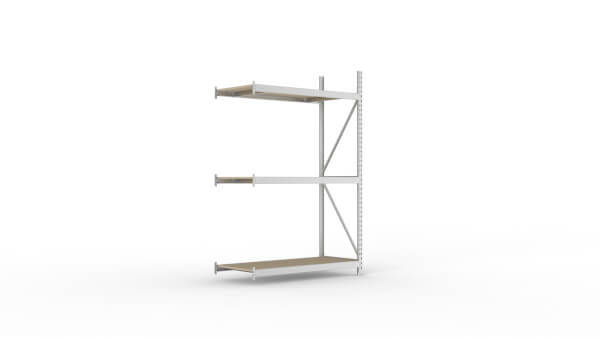 Regalsysteme Weitspannregale META MINI - RACK Anbauregal, verzinkt,