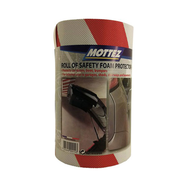 Garagenwandschutz rot/weiß selbstklebender Schaumstoff extra lang kaufen