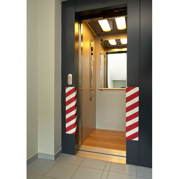 Garagenwandschutz rot/weiß selbstklebender Schaumstoff extra lang kaufen